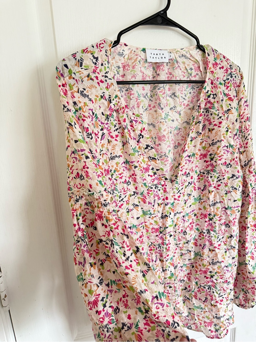 Tanya Taylor Illa Confetti Floral Blouse - Picture 4 of 7